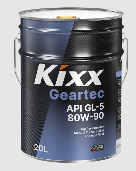 Масло трансмиссионное Kixx 80W-90 Geartec GL-5 20л