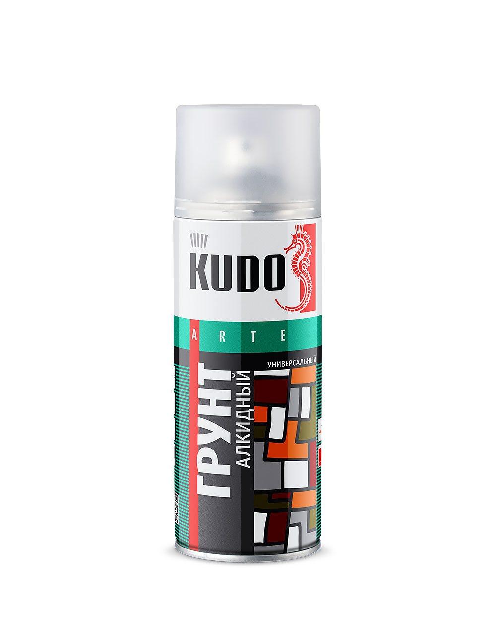 Грунт аэрозоль черный 520 мл Kudo KU-2003