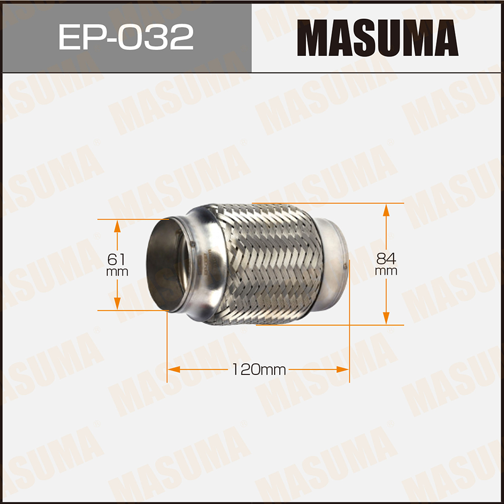 Гофра глушителя 61 x 120 Masuma EP032