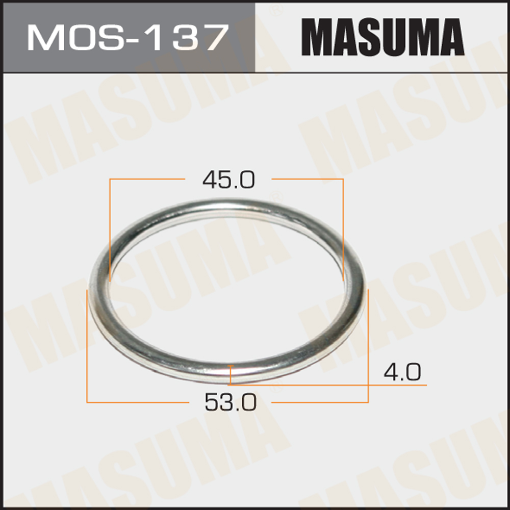 Кольцо глушителя 45.3 x 54.5 металлическое Masuma MOS137