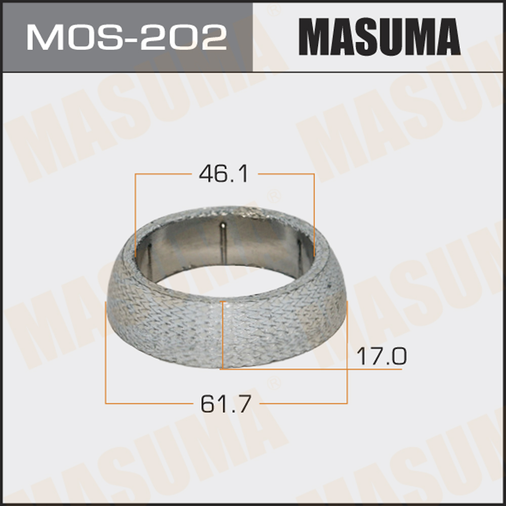 Кольцо глушителя 46.1 x 61.7 x 17 Masuma MOS202