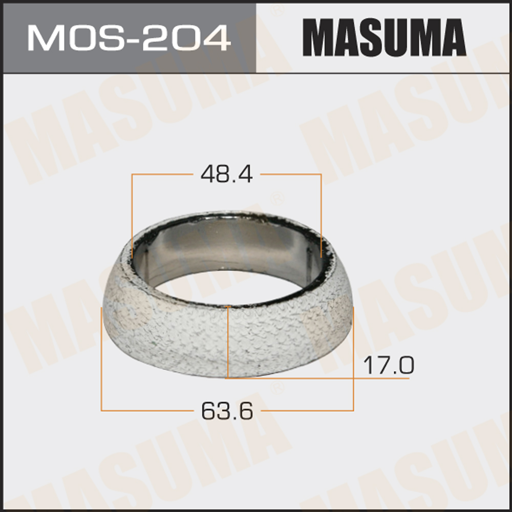 Кольцо глушителя 48.4 x 63.6 x 17 Masuma MOS204