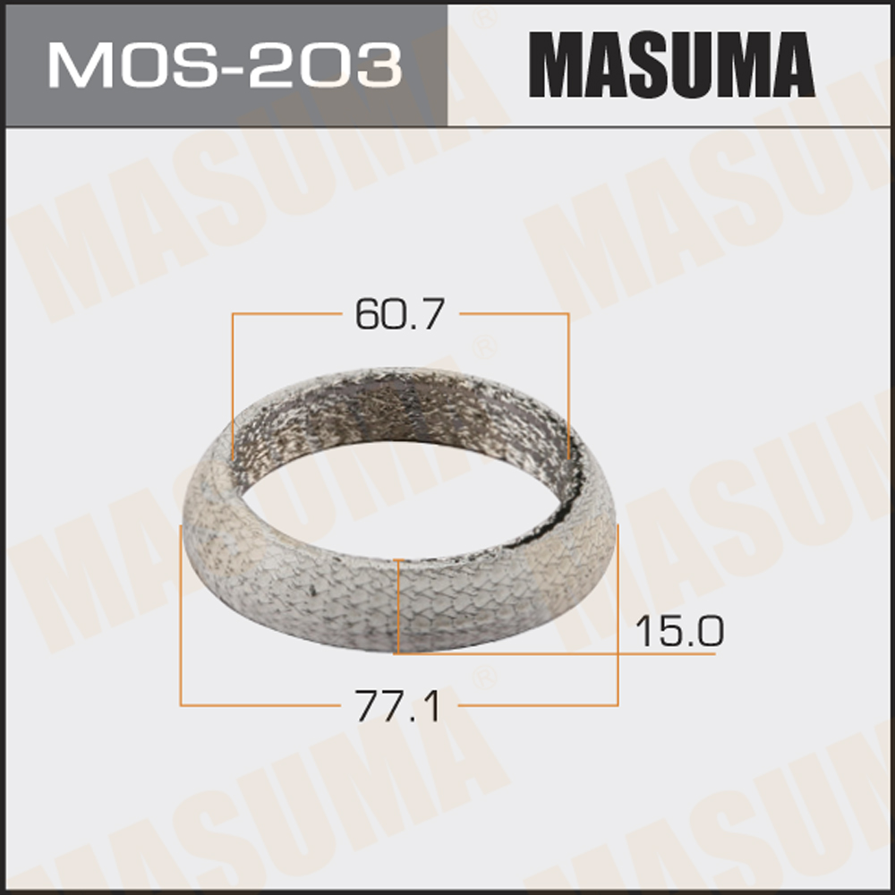 Кольцо глушителя 60.7 x 77.1 Masuma MOS203