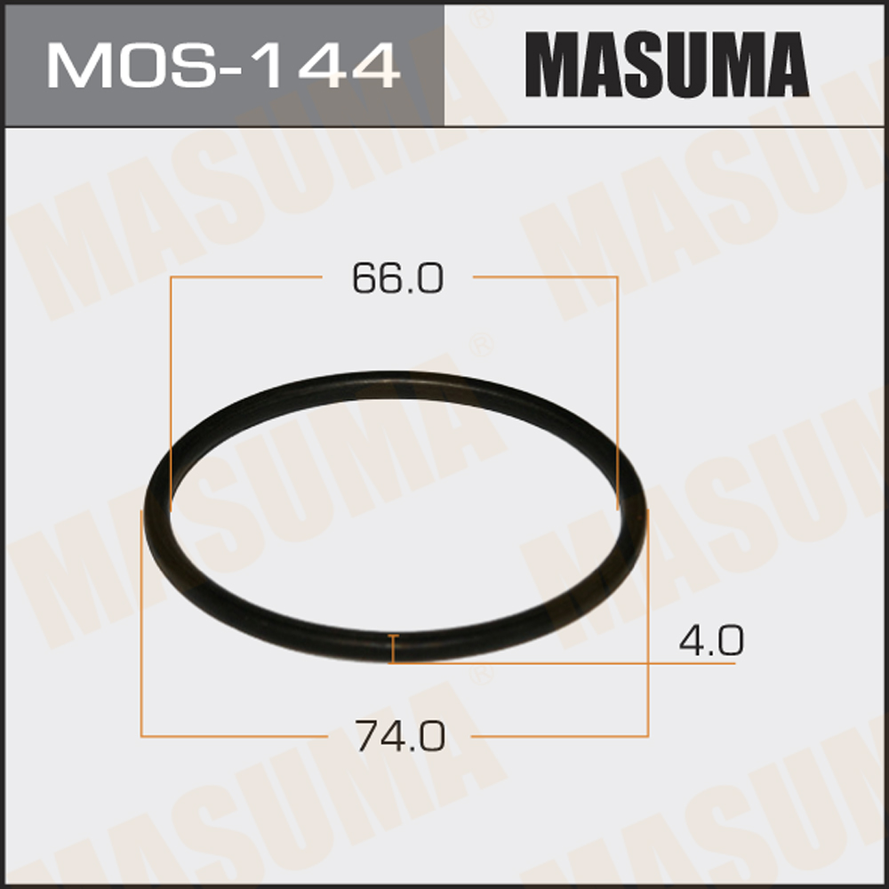 Кольцо глушителя 66.5 x 74 металлическое Masuma MOS144