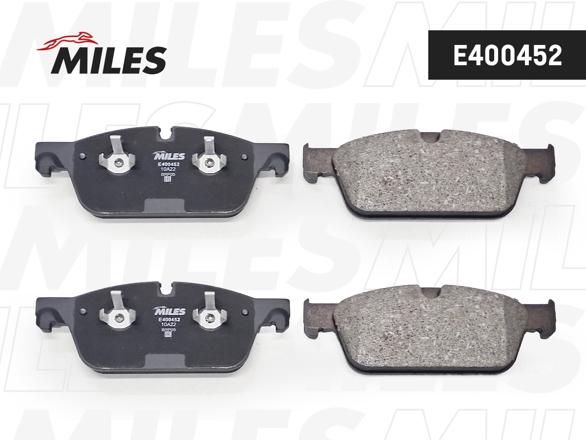 Колодки тормозные MB W166 ML350 11- передние Miles