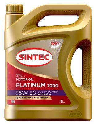 Масло моторное Sintec 5W-30 Platinum 7000 GF- 6A SP синтетическое 4л / 5W30