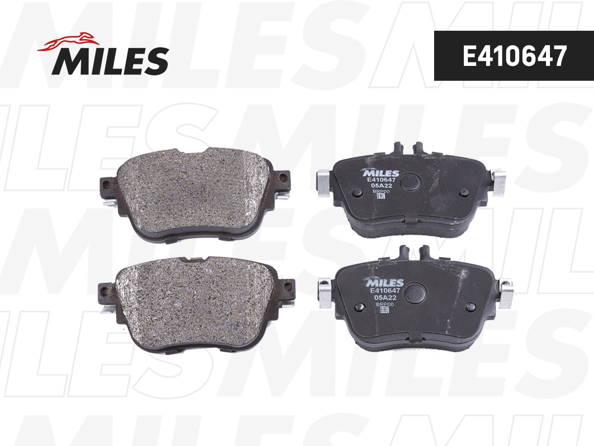 Колодки тормозные MB E-Class (213) 16-; MB E-Class (238) 17- задние дисковые MILES