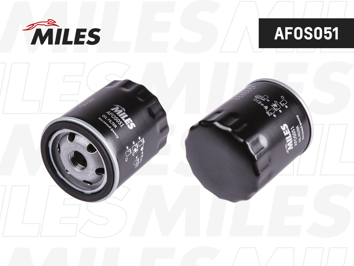 Фильтр масляный MILES OPEL ASTRA G/H/VECTRA C/ZAFIRA 1.4-2.0