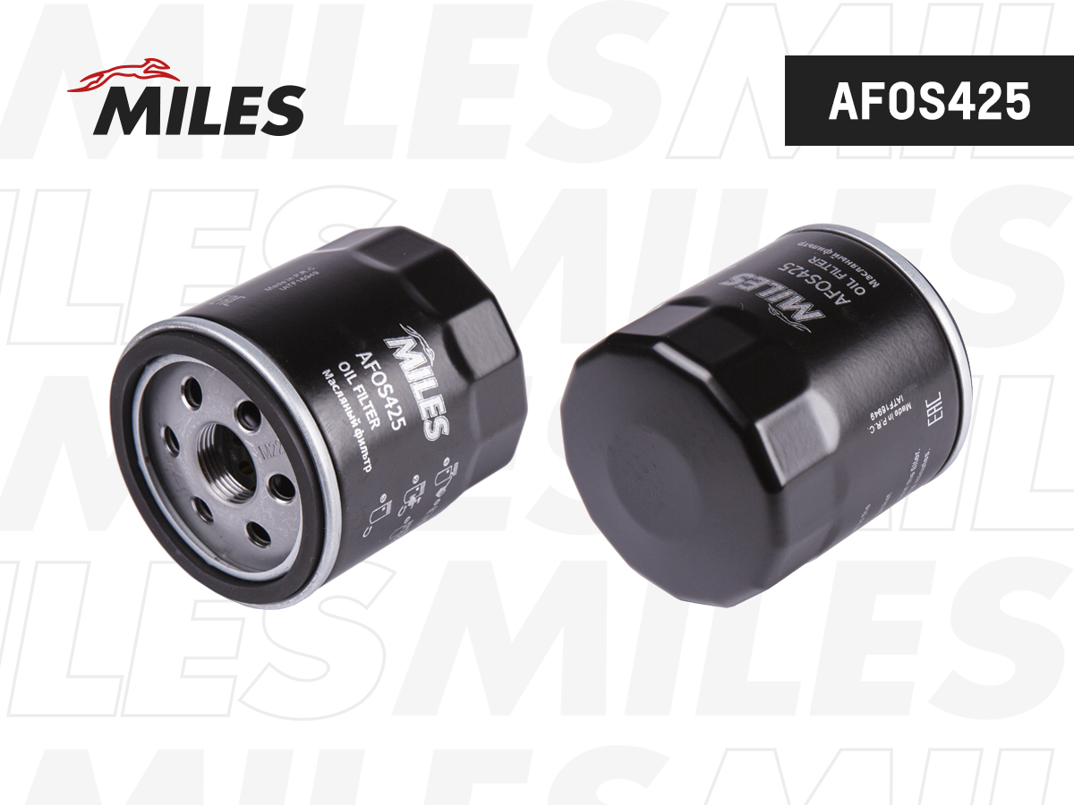 Фильтр масляный MILES CITROEN/PEUGEOT/FORD/LAND ROVER 2.2D/2.4D 06-