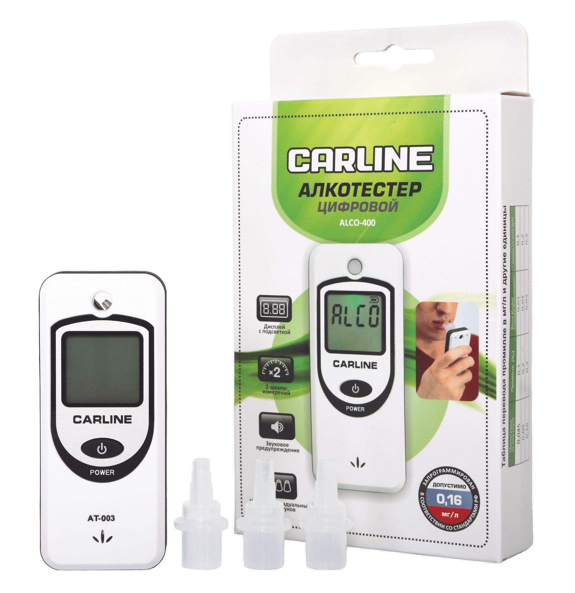 Алкотестер Carline® Alco 400
