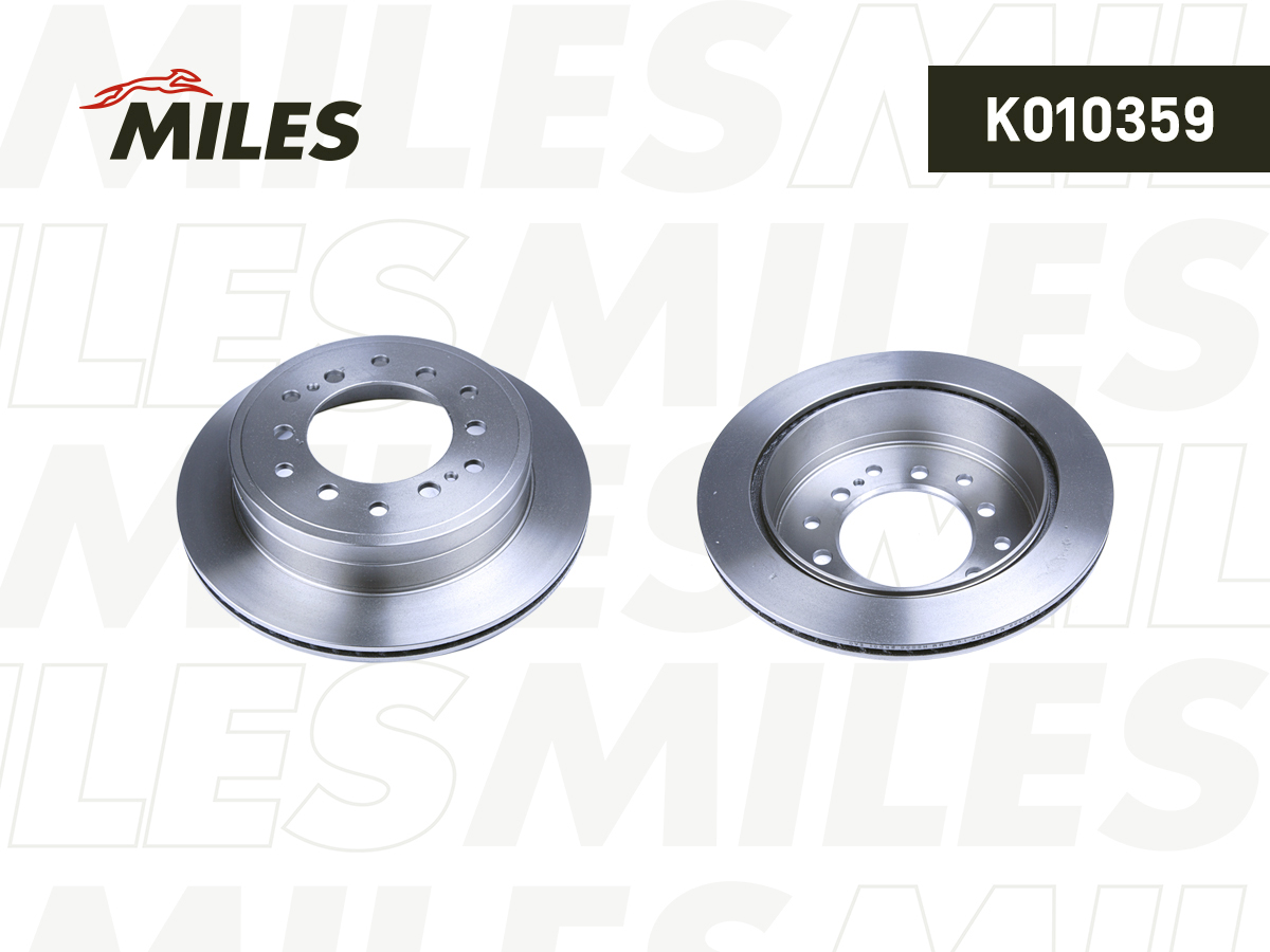 Диск тормозной Toyota Land Cruiser 84-02, Prado (J120) 02-09; Lexus GX 02- задний 312 x 18 Miles