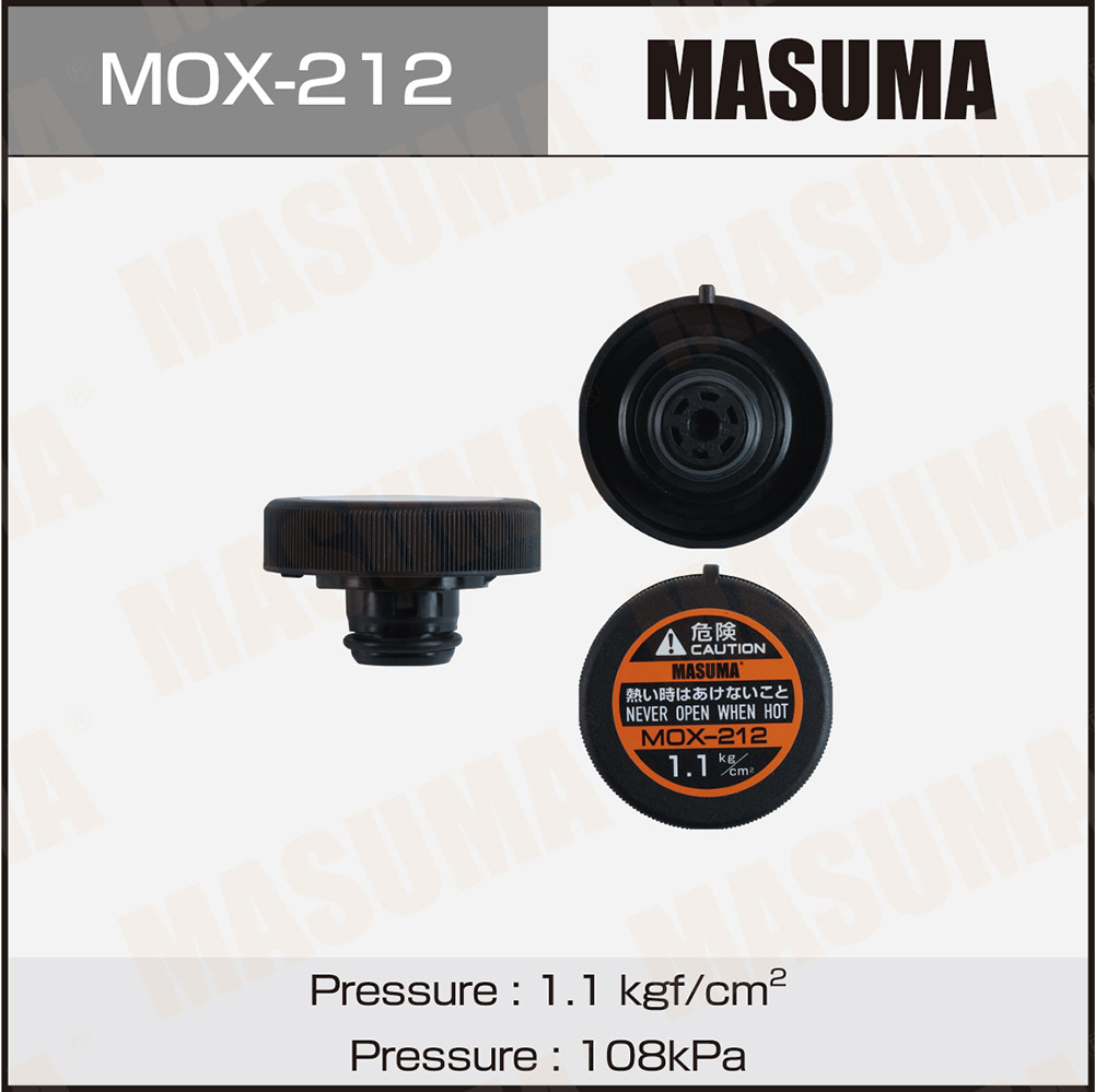 Крышка радиатора Masuma 1.1 kg/cm2 TOYOTA COROLLA (E120, E150) , AURIS, CAMRY 11-; LEXUS MOX212