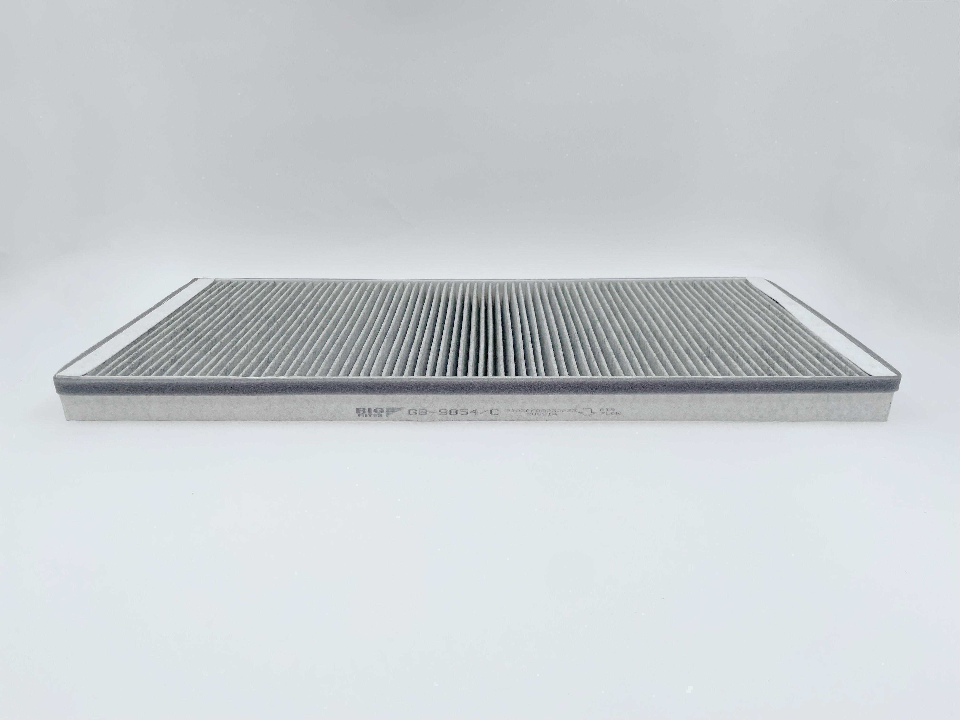 Фильтр салона BMW X5 (E53) 00-06; LR Range Rover 02-12 Big Filter угольный