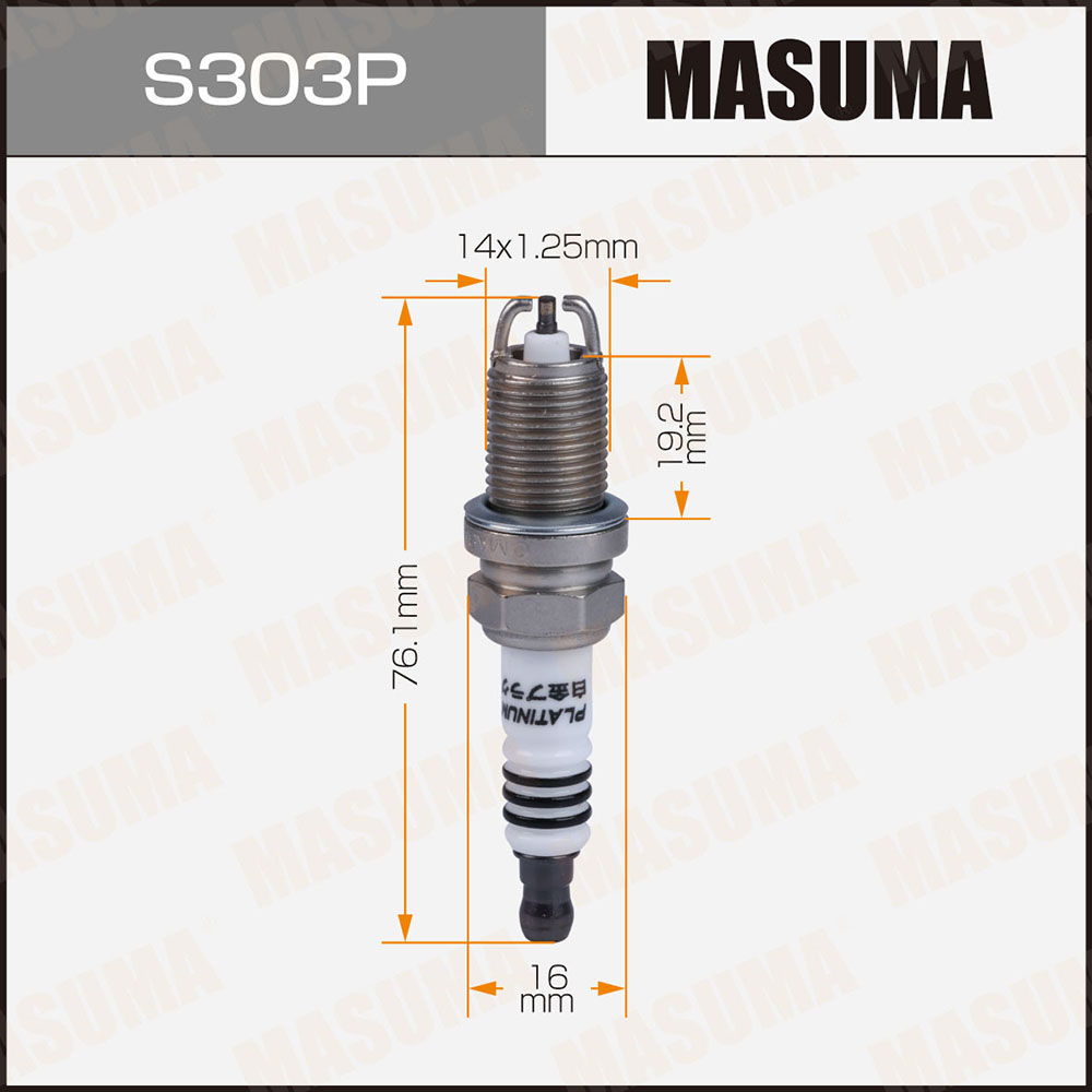 Свеча зажигания Masuma S303P Platinum (BKR6EKPB-11, 3452)