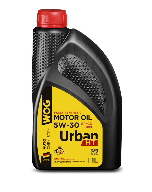 Масло моторное WOG 5W-30 Urban HT PAO SP C3 синтетическое 1л