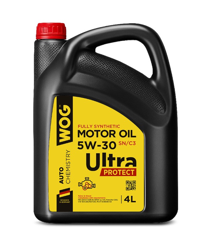 Масло моторное WOG 5W-30 Ultra Protect SN C3 синтетическое 4 л