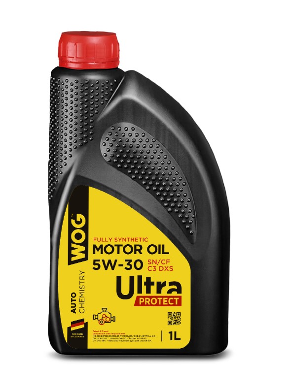Масло моторное WOG 5W-30 Ultra Protect SN/CF C3 DXS синтетическое 1 л