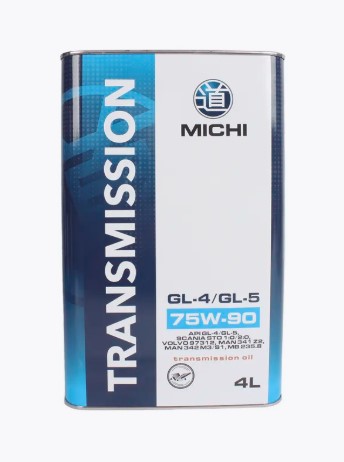 Масло трансмиссионное Michi 75W-90 GL-4/GL-5 синтетическое 4л