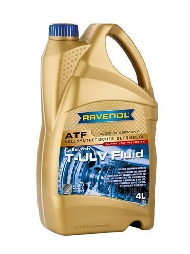 Масло трансмиссионное Ravenol ATF T-ULV Fluid синтетическое 4л 4014835868717