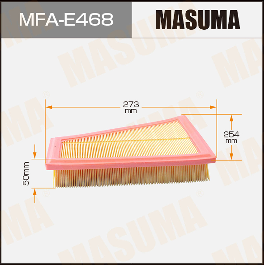 Фильтр воздушный BMW 5 (F10) 11-, X1 (E84) 11- Masuma