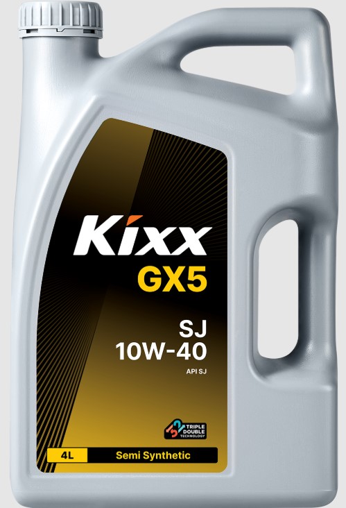 Масло Kixx 10/40 GX5 SJ полусинтетическое 4 л