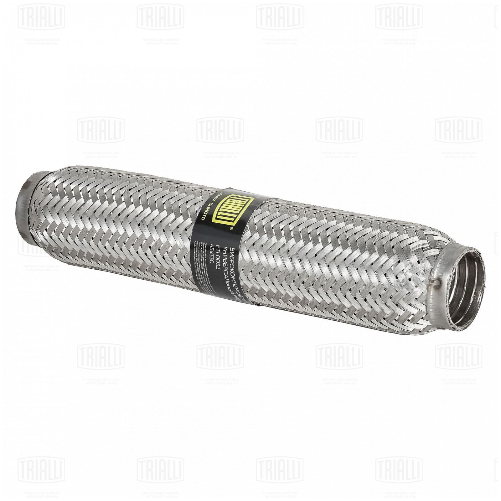 Гофра глушителя 45 x 330 InterLock нержавеющая сталь Trialli