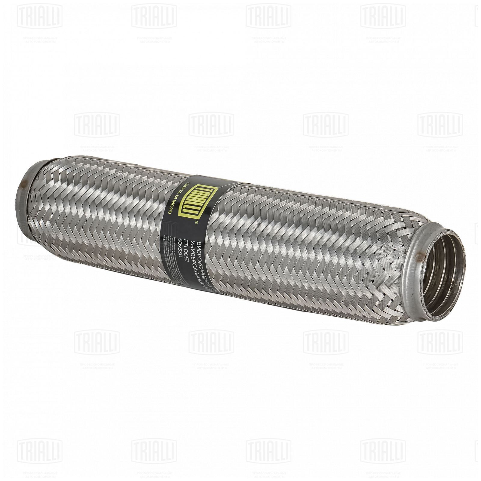 Гофра глушителя 50 x 330 InterLock нержавеющая сталь Trialli