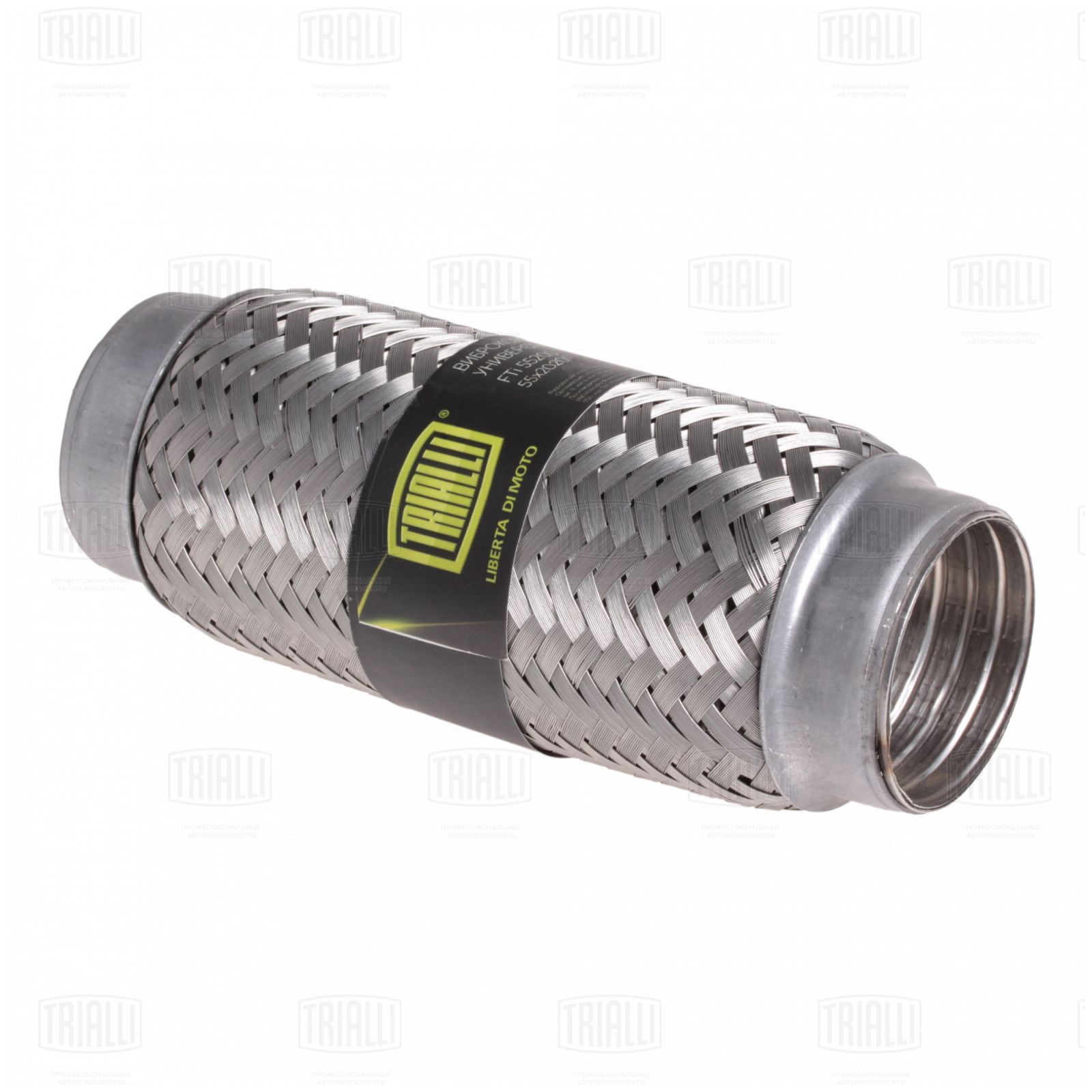 Гофра глушителя 55 x 200 InterLock нержавеющая сталь Trialli