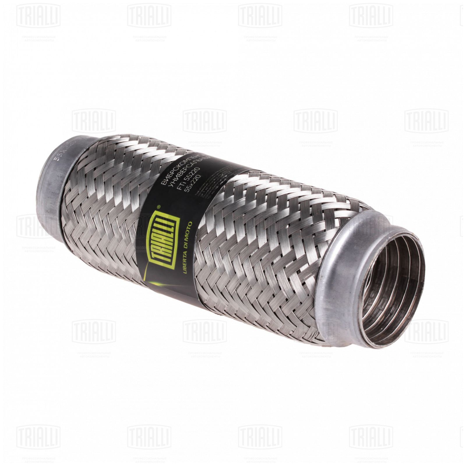 Гофра глушителя 55 x 220 InterLock нержавеющая сталь Trialli