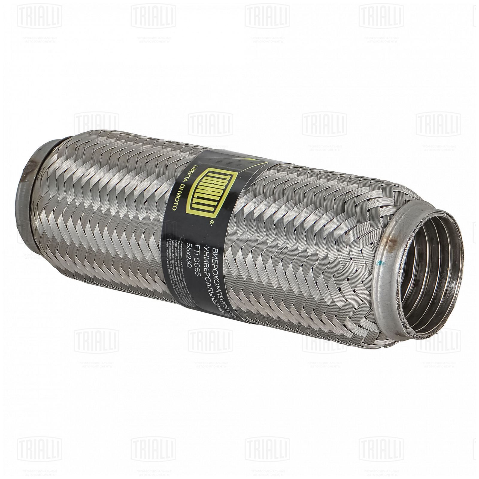 Гофра глушителя 55 x 230 InterLock нержавеющая сталь Trialli