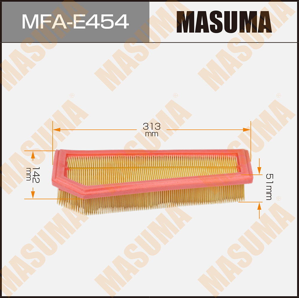 Фильтр воздушный Mercedes C (W204) 07-, E (W212) 09- Masuma
