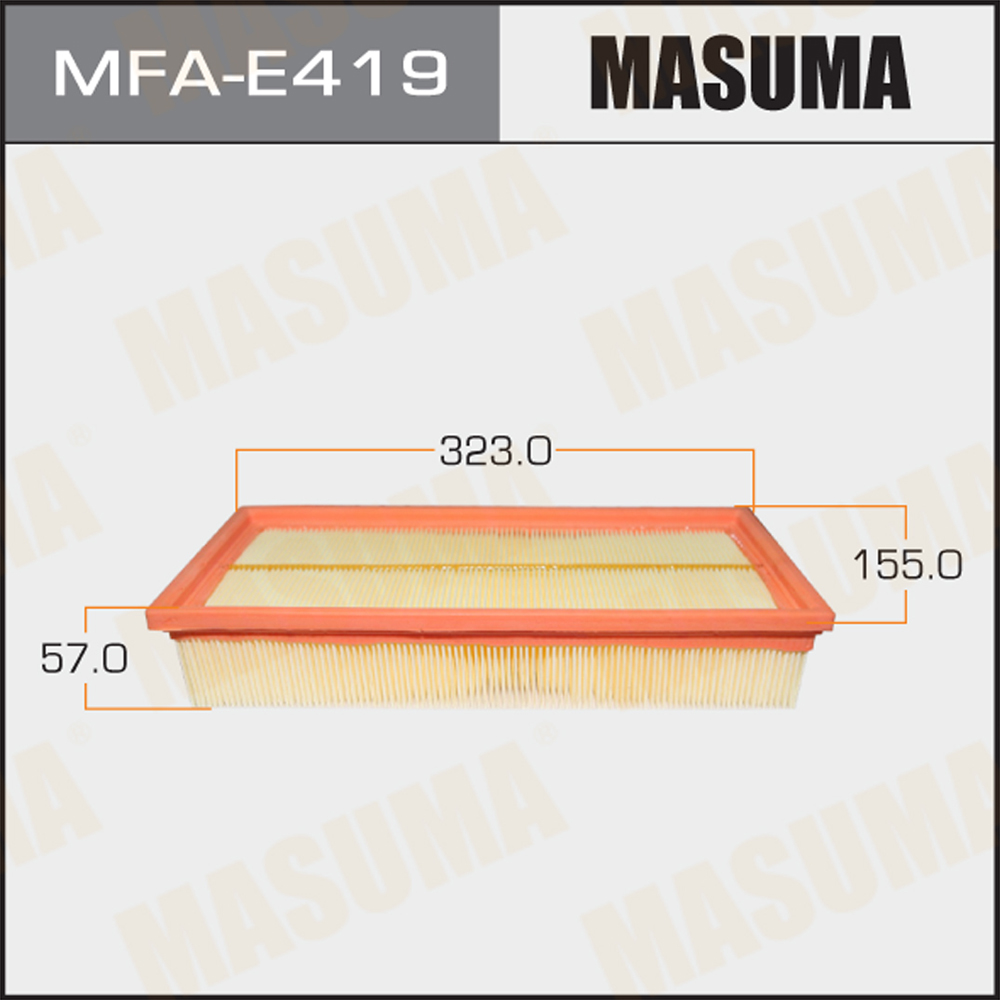 Фильтр воздушный Peugeot 405 87-, 406 95-; Citroen C5 01-04 Masuma