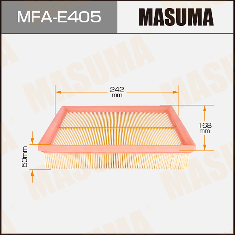 Фильтр воздушный Citroen C4 04-, Peugeot 307 00- Masuma