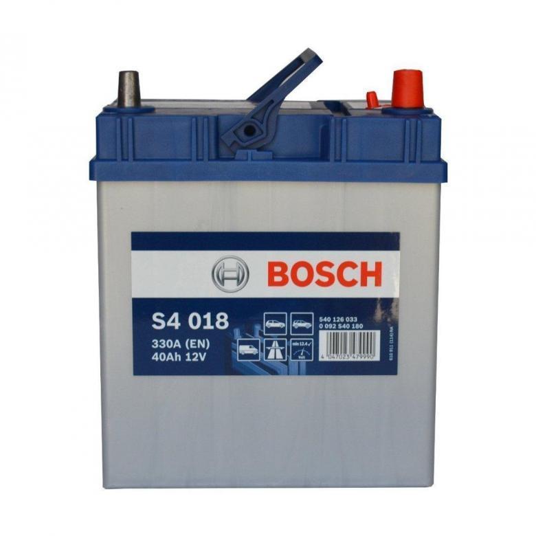 Аккумулятор Bosch Asia 40 А/ч о.п яп. ток 330 187х127х227