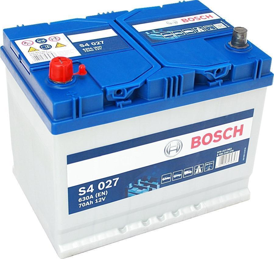 Аккумулятор Bosch Asia 70 А/ч п.п ток 630 260х175х220