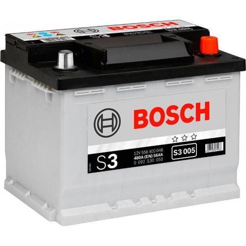 Аккумулятор Bosch S3 56 А/ч о.п ток 480 242х175х190