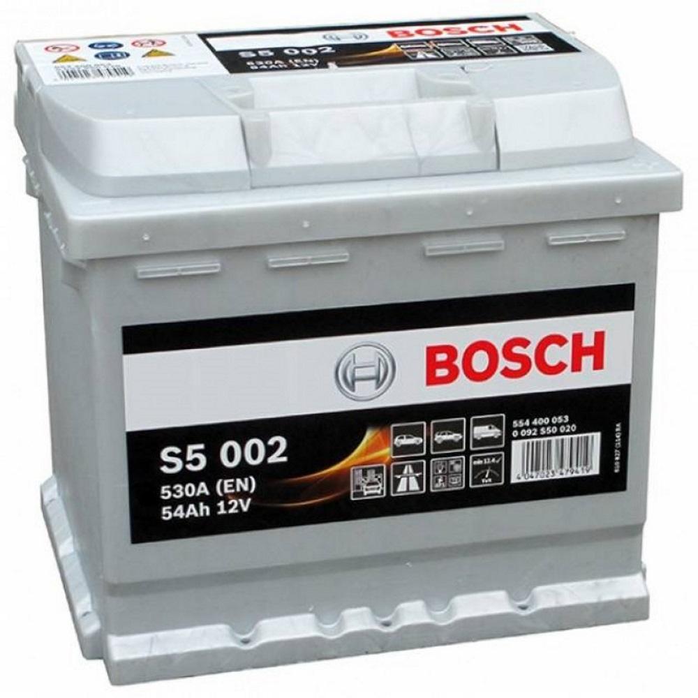Аккумулятор Bosch S5 54 А/ч о.п ток 530 207 х 175 х 190