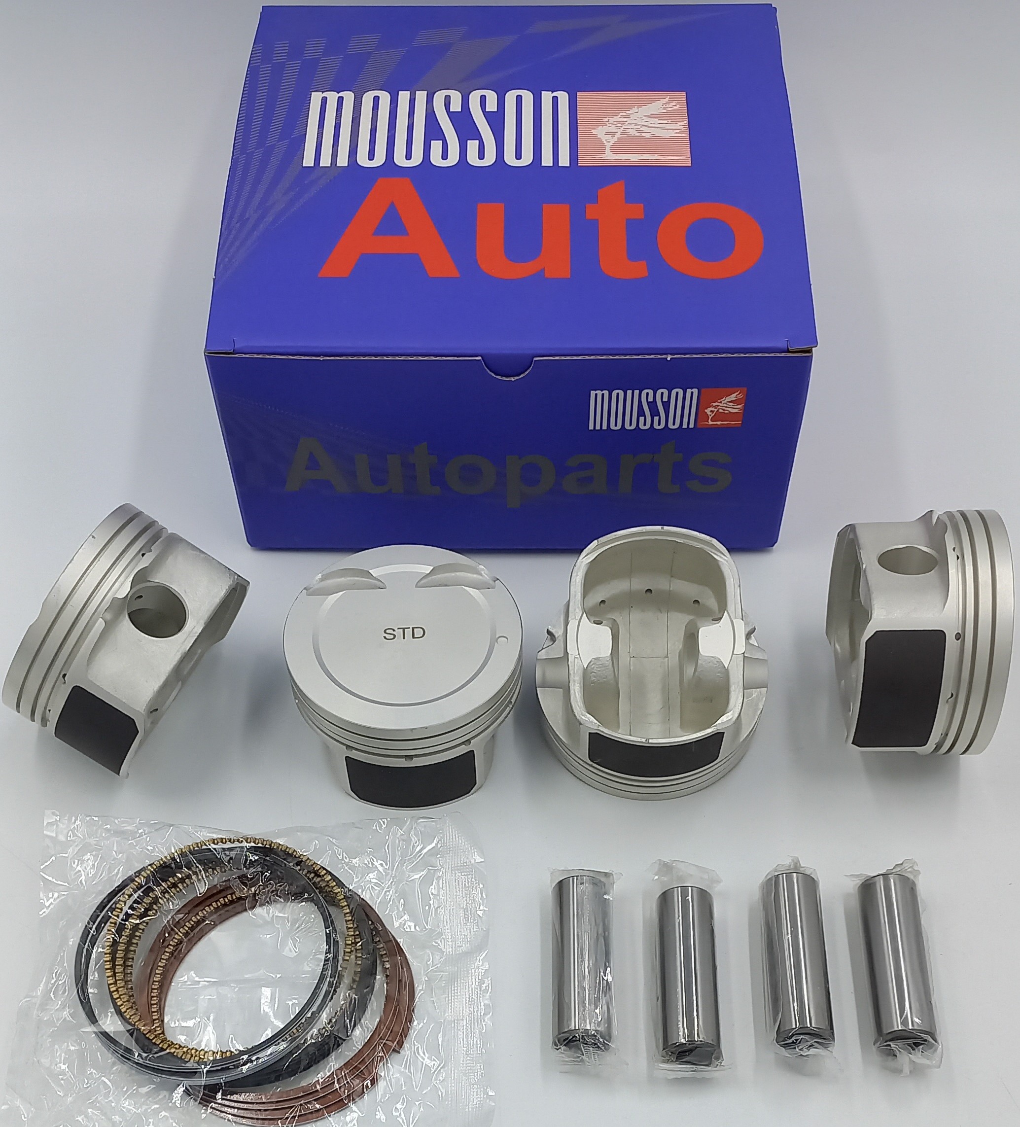 Поршень кольца комплект Kia/Hyundai 1,6L G4FC std на 1 цилиндр MOUSSON SPRG4FCSTD | цена за 1 шт