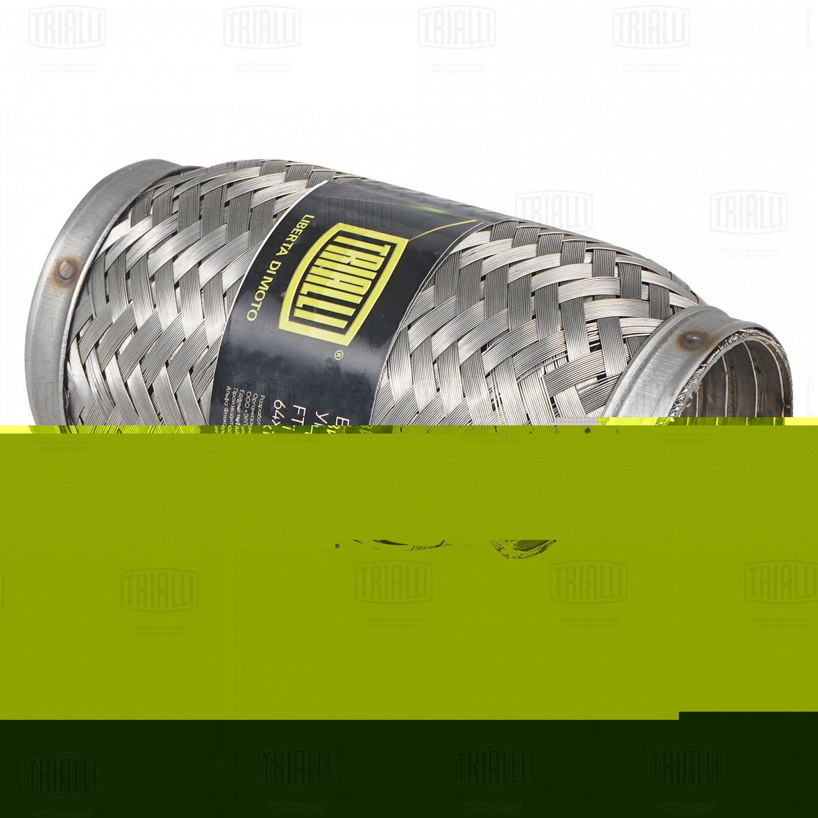 Гофра глушителя 64 x 150 InterLock нержавеющая сталь Trialli