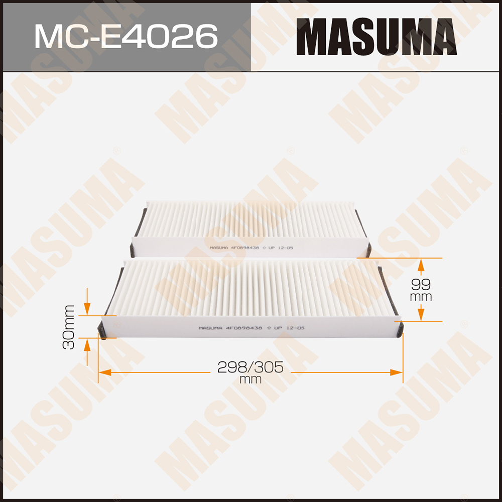 Фильтр салона VAG A6 04-11, Allroad 06- Masuma