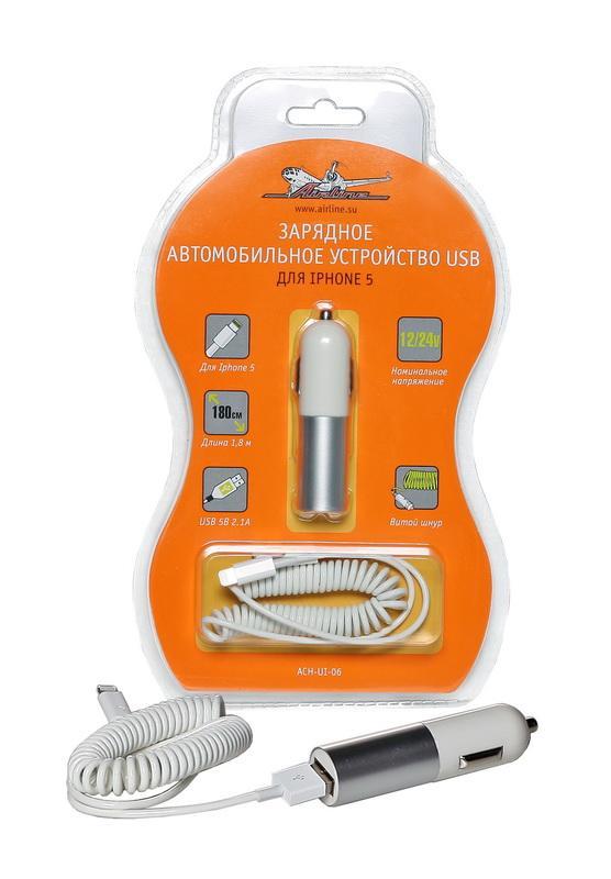 Зарядное устройство 12/24 В iPhone 5/6/7 Airline