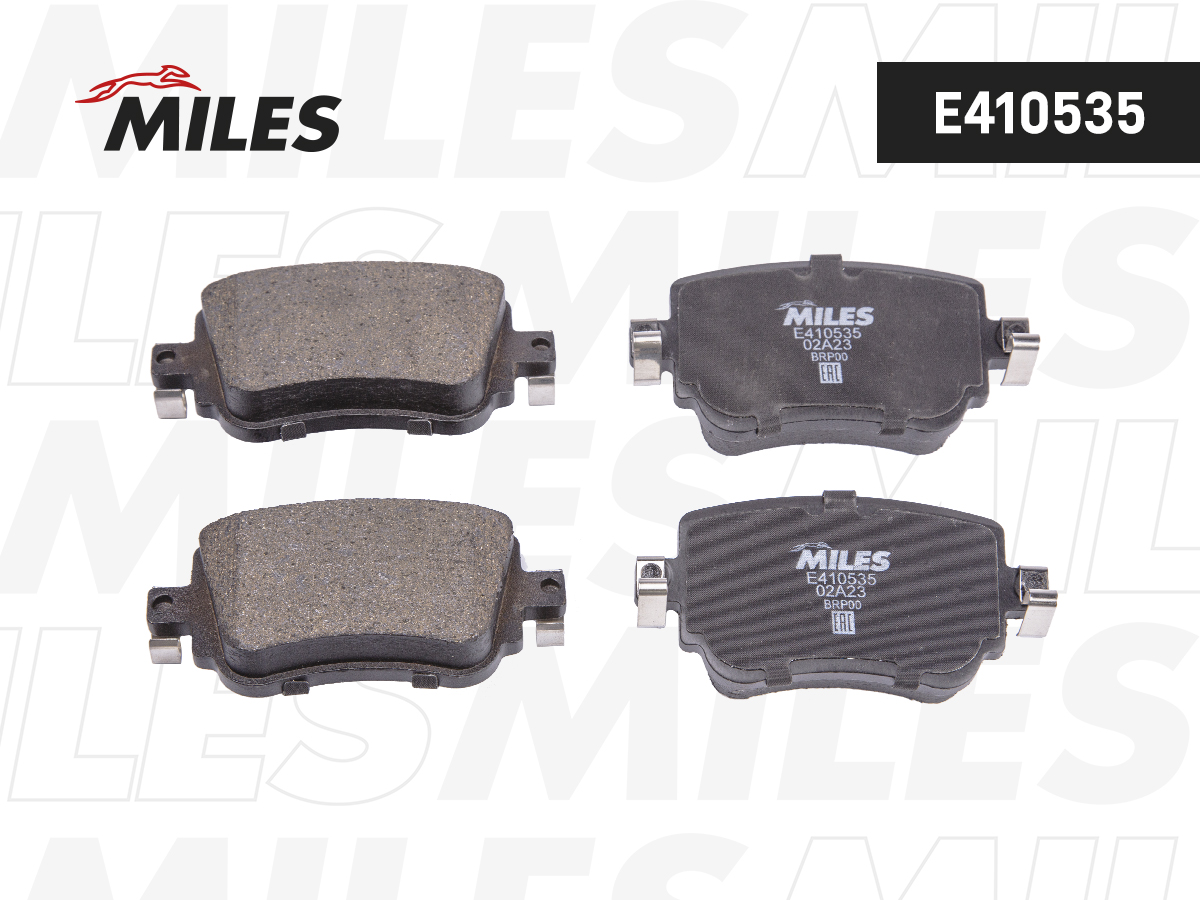 Колодки тормозные VAG Octavia III (5E) 12-, A1 (8X) 10-, Caddy IV 15- задние MILES