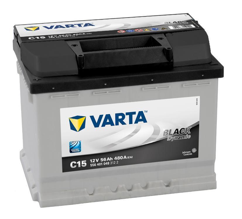 Аккумулятор Varta BlackDn 56 А/ч п.п. ток 480 242 х 175 х 190