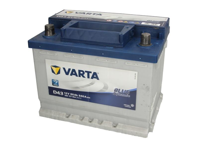 Аккумулятор Varta BlueDn 60 А/ч п.п. ток 540 242 х 175 х 190