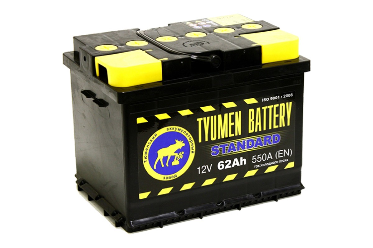 Тюменские аккумуляторы. Tyumen Battery Standard 6ct-60l 550а. 6ст - 60l Standard. Автомобильный аккумулятор Tyumen Battery Standard 62. Tyumen Battery Standard 62 Ач.