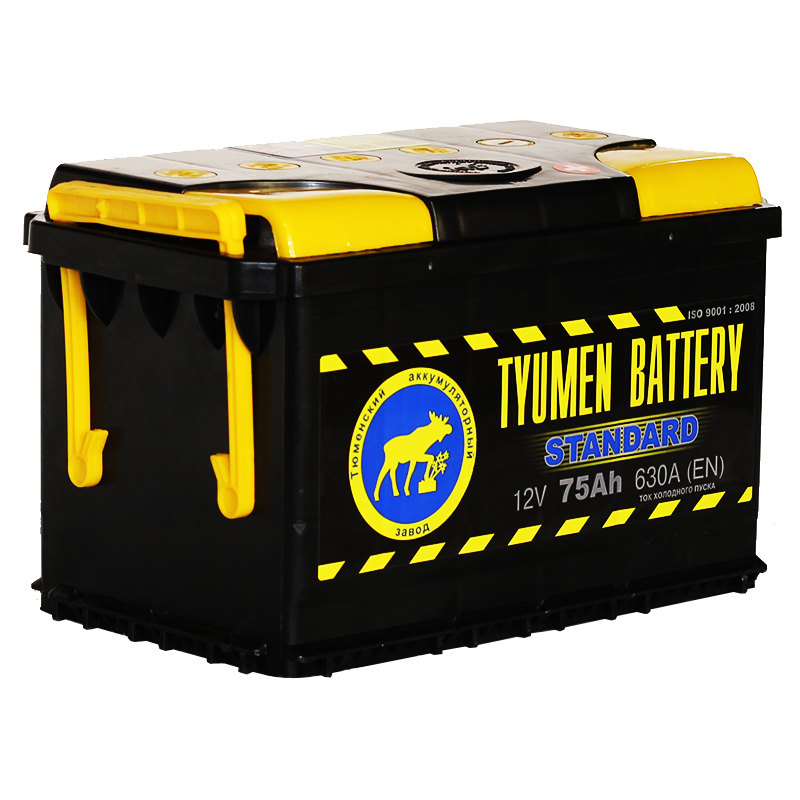 Tyumen battery asia 75 ач обр пол. АКБ Tyumen Standart 75. Аккумулятор 6ст-75 l Standart. 6ст-75l "Tyumen Battery" Standard. Аккумулятор Тюмень Standard 6ст -75.0 l.