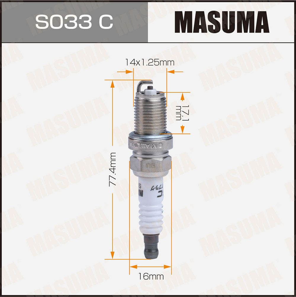 Свеча зажигания Masuma S033C Nickel BCPR5ES-11 (3524)