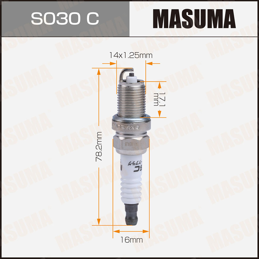 Свеча зажигания Masuma S030C Nickel BCPR5EY(1266)