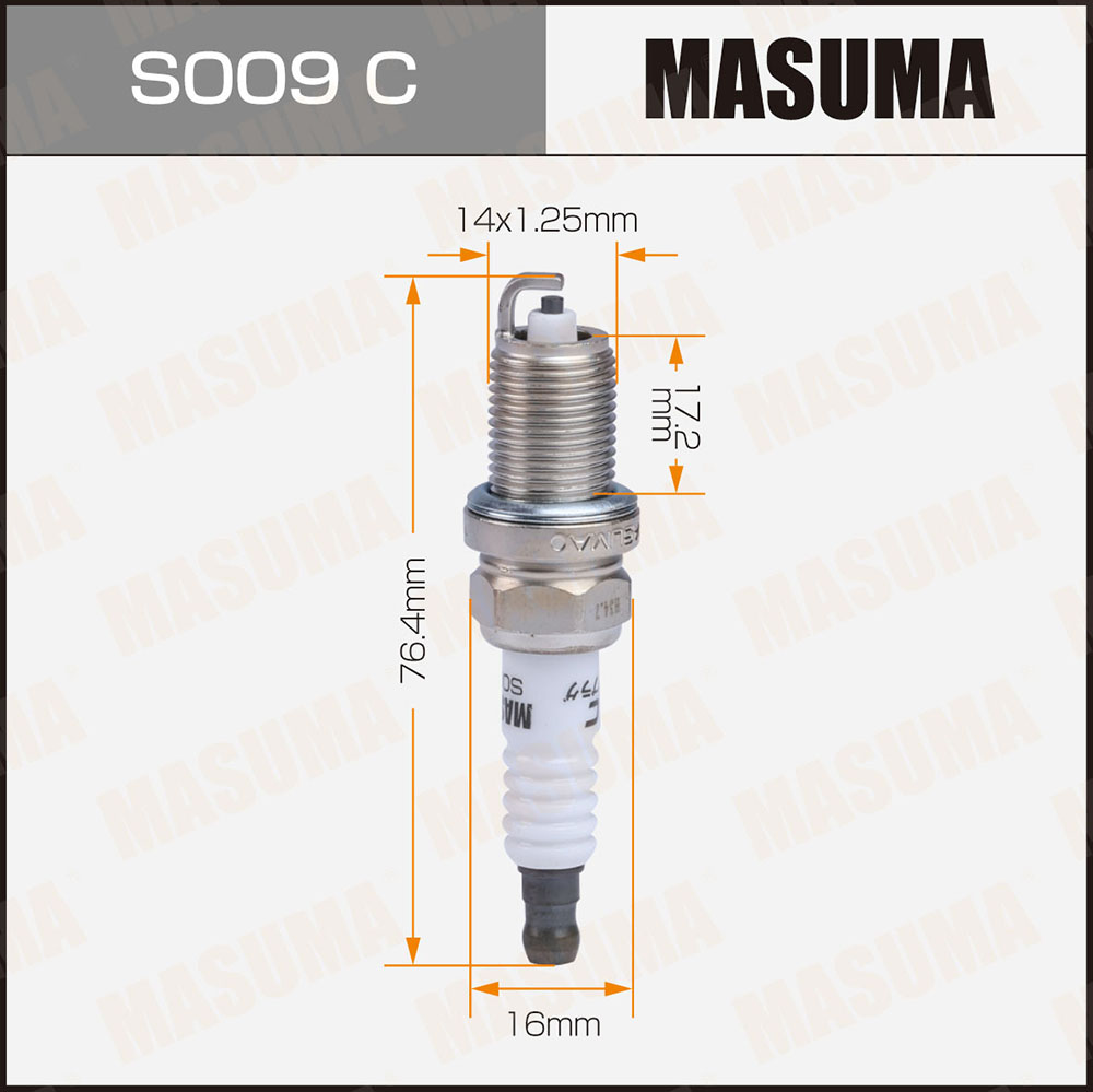 Свеча зажигания Masuma S009C Nickel BKR5EY-11 (2355)