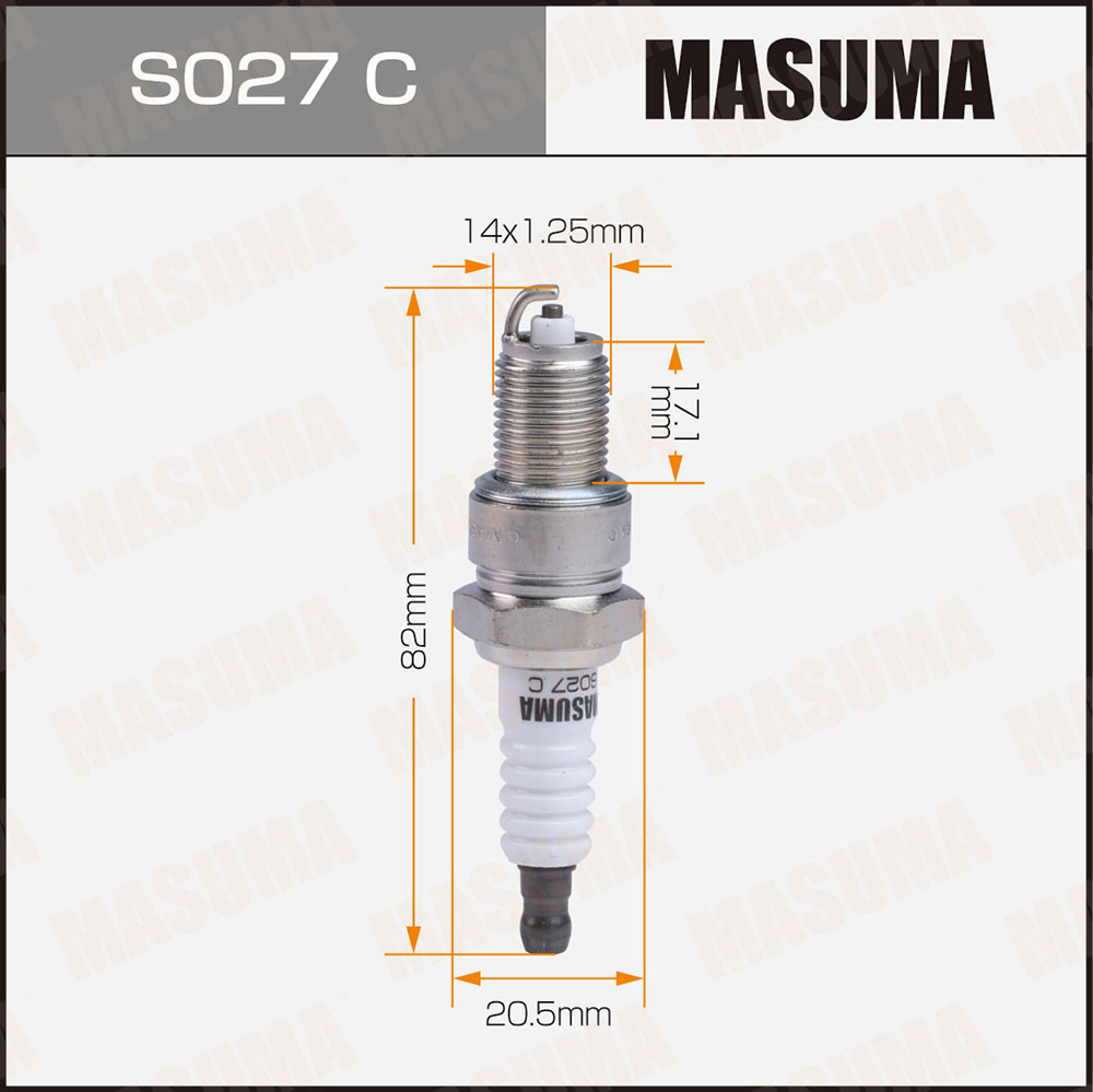 Свеча зажигания Masuma S027C Nickel BPR5EY(2828)